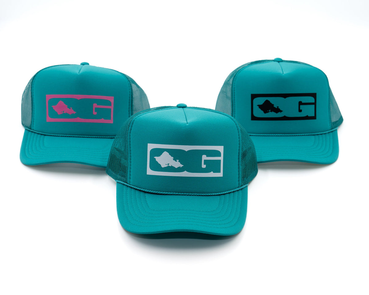 HAT - TEAL TRUCKER