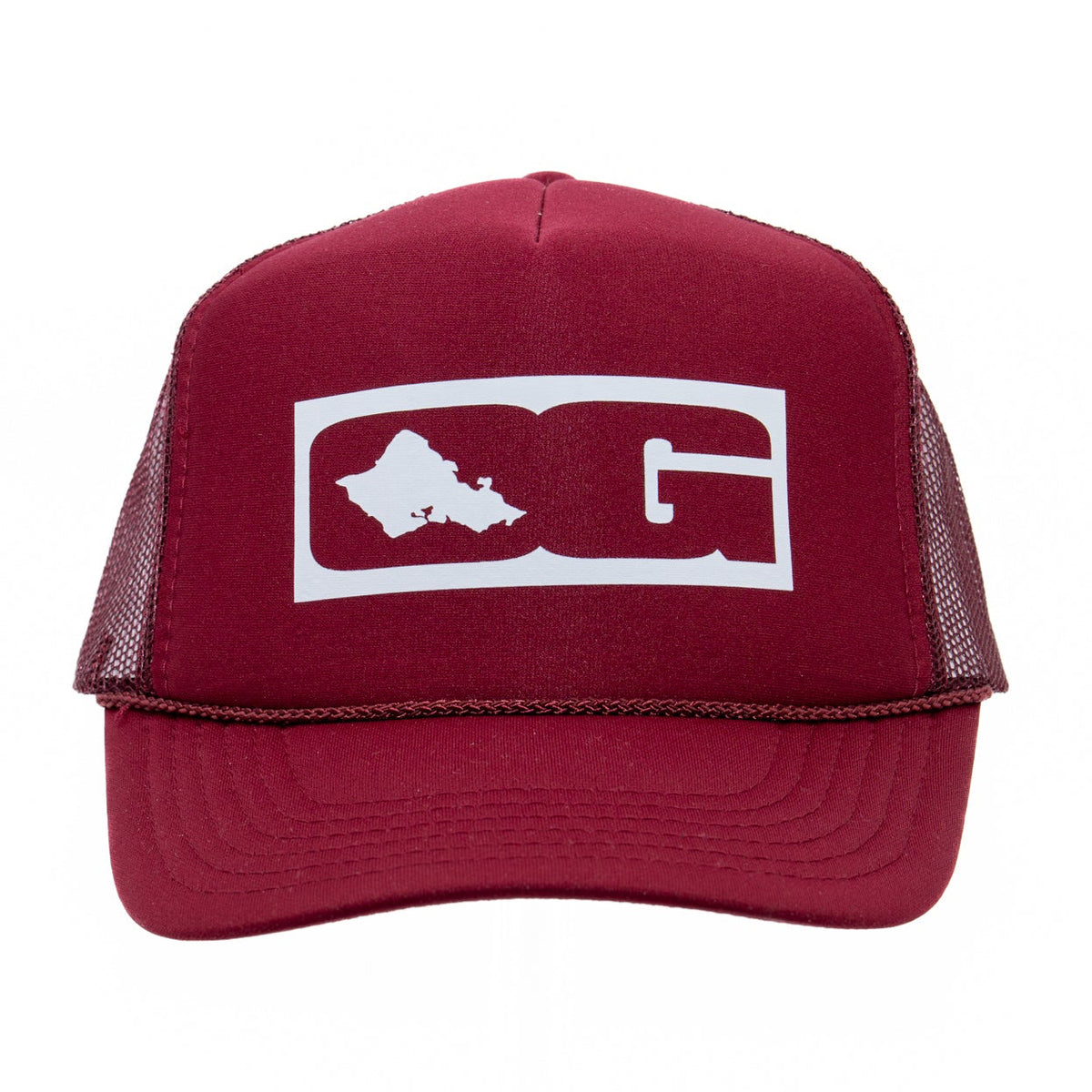 HAT - MAROON TRUCKER