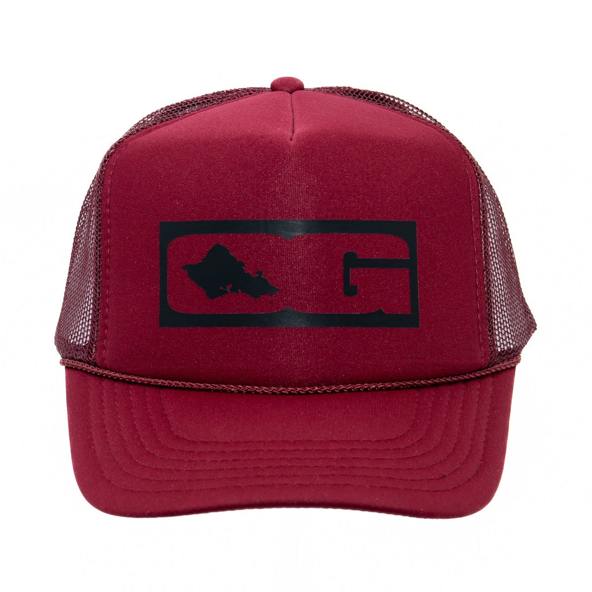 HAT - MAROON TRUCKER