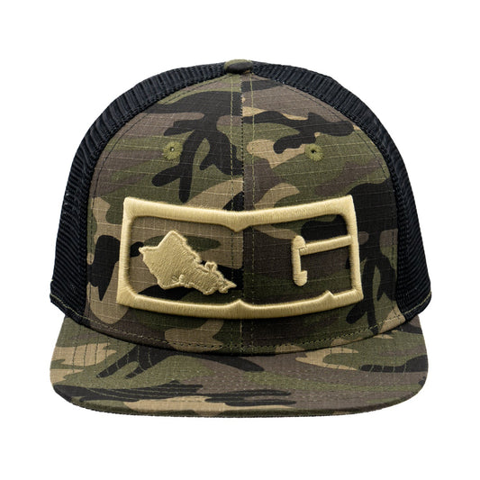 HAT - CAMO PUFFY